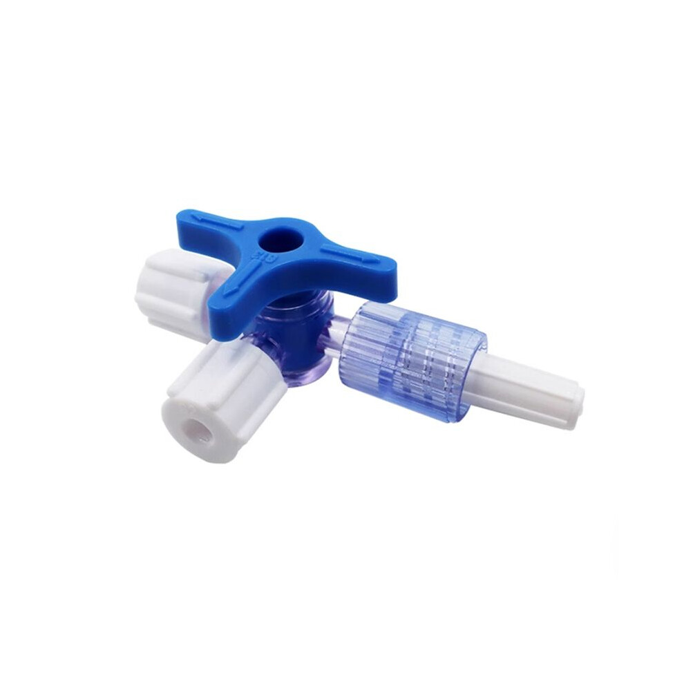 Pet Medical Sterile 3 Way Tube Connector Stopcock with Luer Lock,Three Way Stopcock for Hospital,Luer Stopcocks 3-Way