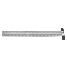 Edelstahl 400 mm Holzarbeits-T-Lineal für präzises Markieren und Messen