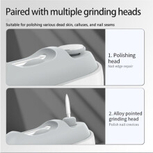 Coupe-Ongles Électrique Rechargeable USB 2 en 1 avec Lumière LED, Outil de Manucure Automatique pour Adultes et Enfants.