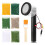 Static Grass Applicator Flocking Kit - 3-5mm,Four Colors 6 Grass ABS Applicators with Non-Slip Handle for DIY Model 1