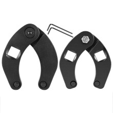Reverses 2inch to 6inch Tool Gland Nut Hand Wrench Universal Hand Tools for Farm Machines Hydraulic Cylinders Spanner