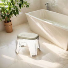 Tabouret de Douche en Acrylique Imperméable - Repose-Pieds Transparent pour Se Raser les Jambes, Marchepied D'Angle pour Douche Intérieure.