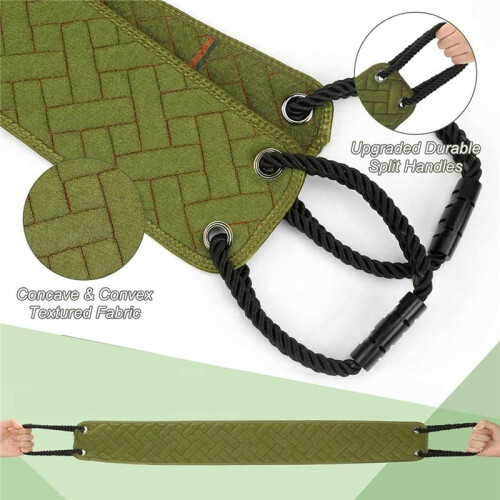 Esfoliante para As Costas com Alças Aprimoradas, Esfoliante Corporal de 38 Polegadas com Dupla Face, Toalha Esfoliante para Banho C 2