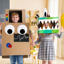2 St 15 cm Stora -Eyes, Googly Eye med Självhäftande för DIY-Pyssel, Ornament, Halloween-Juldekorationer