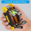 6 In1 Folding Socket Wrench Set Multi Functional Hex Spanner Hex Nut Driver Set Tamper Proof Torx Key Wrench Tool 5-12mm 7