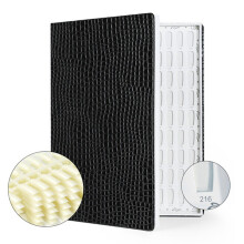 2Pcs 216 Colors Nail Tips Display Book Nail Art Showing Shelf Gel Color Card Chart Painting Display Board,Gold & Black