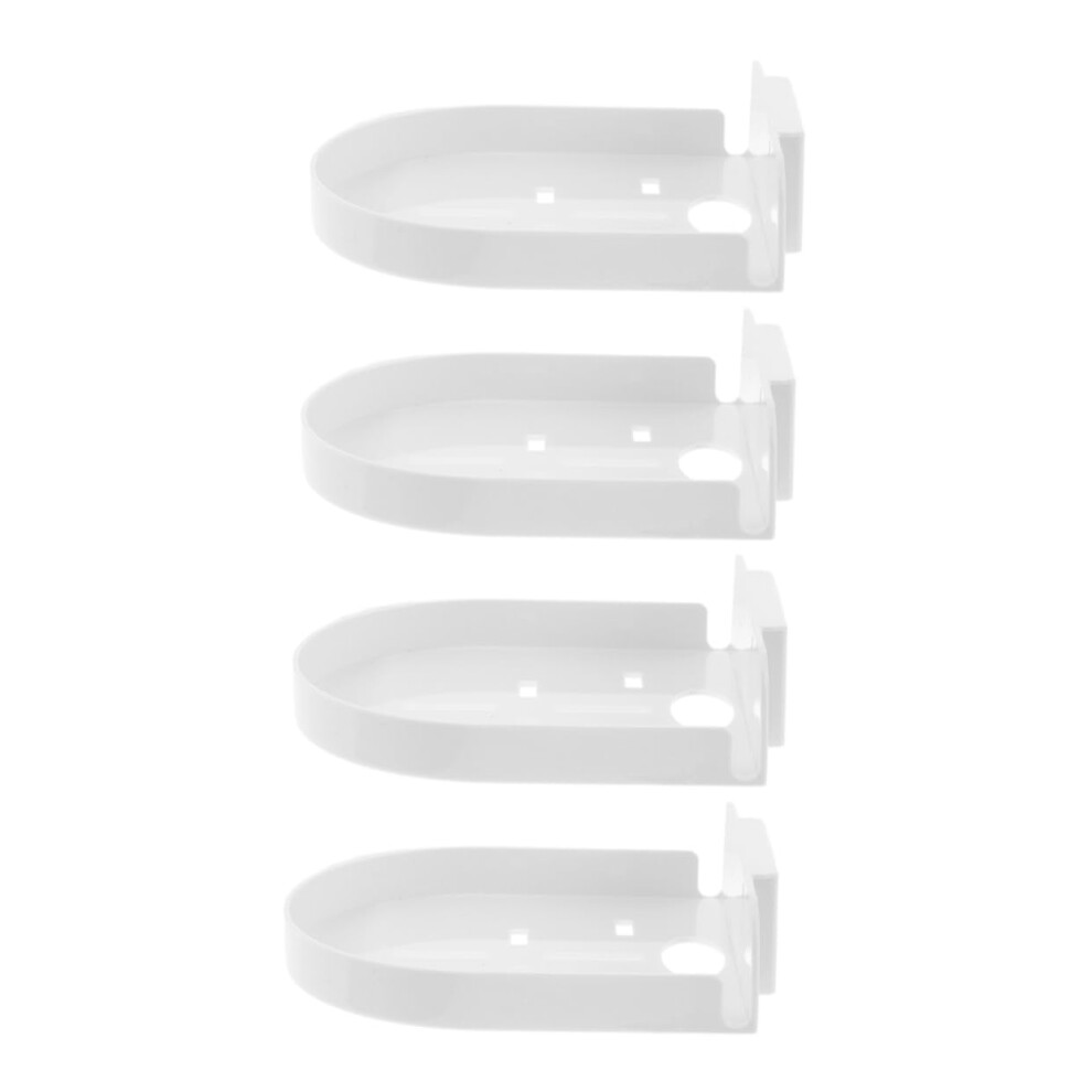 4Pcs Adhesive Camera Wall Mount Shelf Stable NoâDrill Holder For Security Cameras And Monitors 9174973181323