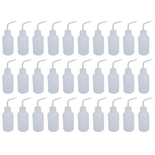 30Pcs 250Ml Tattoo Diffuser Green Soap Water Wash Squeeze Bottle Lab Non-Spray
