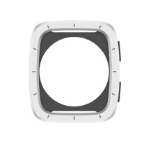 For Active 2 Square/Active2s Square Sapphire Watch Metal Protective Case Silver