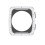 For  Active 2 Square/Active2s Square Sapphire Watch Metal Protective Case Silver 1