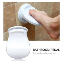 Reposapiés de Ducha con Ventosas y Asas, Taburete para Bañera y Banco de Ducha Portátil.