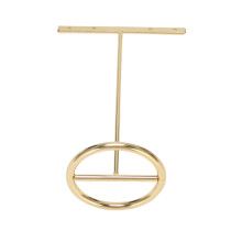 5X Earrings Display Stand Gold Earrings Display Rack T-Shape Earrings Showcase Golden Large