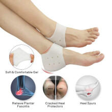 Heel Cups Plantar Fasciitis Inserts, Gel Heel Pads Cushion New Material (6 Pairs) Great for Heel Pain