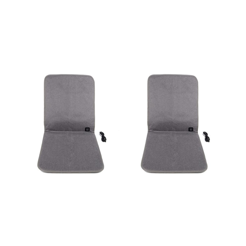 2X Heating Cushion Office Seats Pad Warmer with USB Cable Fast-Heating Electric Winter Warm Adjustable Temperature