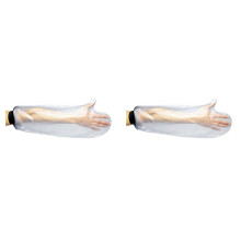 2X Waterproof Cast Cover Arm Adult Forearm for Shower Bath Swimming Watertight Protection Fingers Wrists Wound