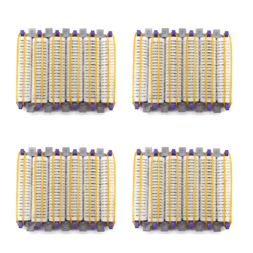 Dimensioni Ridotte 96 Pezzi Rulli per Capelli in Nylon con Gancio E  per Salone Set Radice per Capelli Aste per Perm Bar Bigodini con Fermagli E