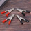 100 Pcs 50mm Plastic Handle Test Probe Metal Alligator Clips 4