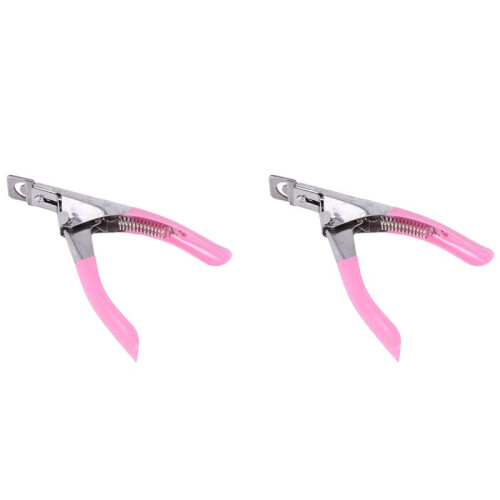 2X Nail Clippers for Nails and False Acrylic Nails Easy to Use .