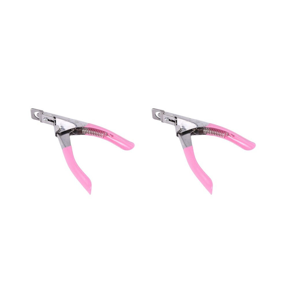 2X Nail Clippers for Nails and False Acrylic Nails Easy to Use .