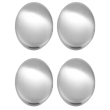Sapone in Acciaio Inox, Odore Remover Hand Bar Cucina Eliminando Gli Odori Cipolla, Aglio, Pesce E Altri Profumi Forti 4 Pack