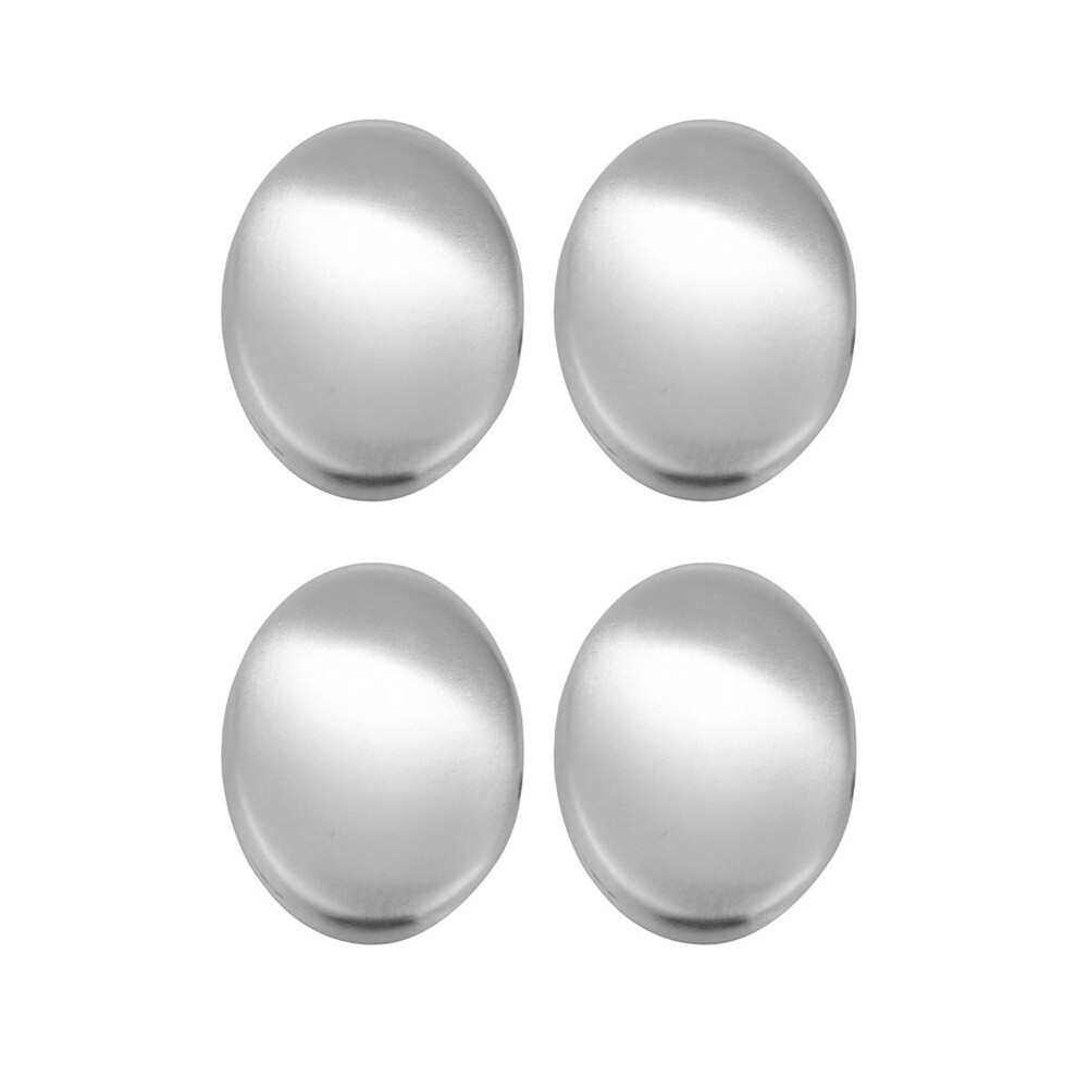 Stainless Steel Soapï¼ Odor Remover Hand Bar Kitchen Eliminating Smells Onion, Garlic, and Other Strong Scents 4 Pack