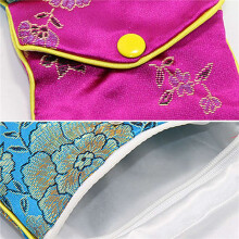 5X Jewelry Storage Bags Silk Chinese Tradition Pouch Purse Gifts Jewels Organizer (Random Color)