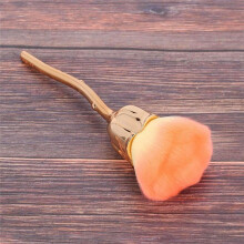 3X Nail Dust Brush Rose Brush Nail Art Cleaning Brush Blush Powder Brush(Gold)