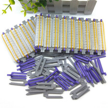 Small Size 96Pcs Salon Nylon Hook & Loop Hair Rollers Set Hair Root Perm Rods Bars Curlers with Clips & Rubber Bands