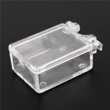 2X 20 Gürteln Acryl Make- Veranstalter Nagel Kunst Aufbewahrungs Box Klar Vitrine Organizer Halter für Schmuck Nagel Strass Perlen Box Transparent