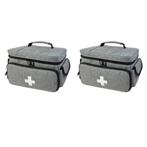2X Small Nursing Storage Bag Home First Aid Storage Box Kit