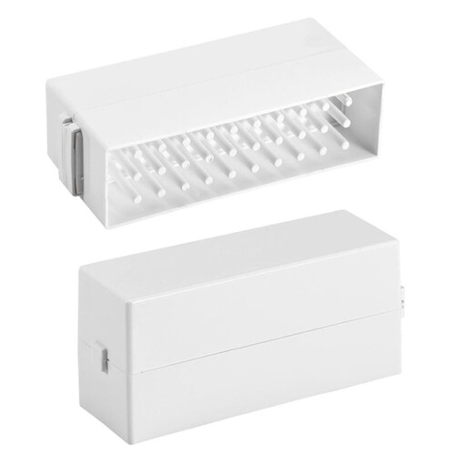 3X Nail Drill Bits Holder Dustproof Stand Display Container 30 Holes Manicure Tools Acrylic Case Manicure Tools 2