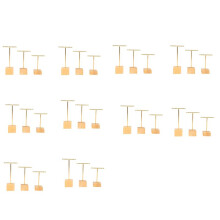 30 Pièces Mode T-Bar Bijoux Présentoir Support de Support Boucles D'Oreilles Suspendus Organisateur Ensemble de Bijoux