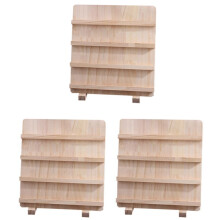 3X Espositore per Gioielli Nel Legno di Moda Collana con Ciondoli Espositore per Gioielli Espositore per Ciondolo Orecchini Nel Stile Card Espositore