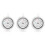 3X NH36 English Date Week Automatic 3.8 O'Clock Crown Watch Movement Mechanical Replacement Parts 1