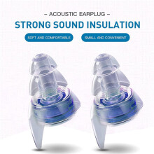 4 Pairs High Fidelity Concert Ear Plugs with Fitler, Hearing Protection for DJs, Nightclub, Concert, Motorcycles