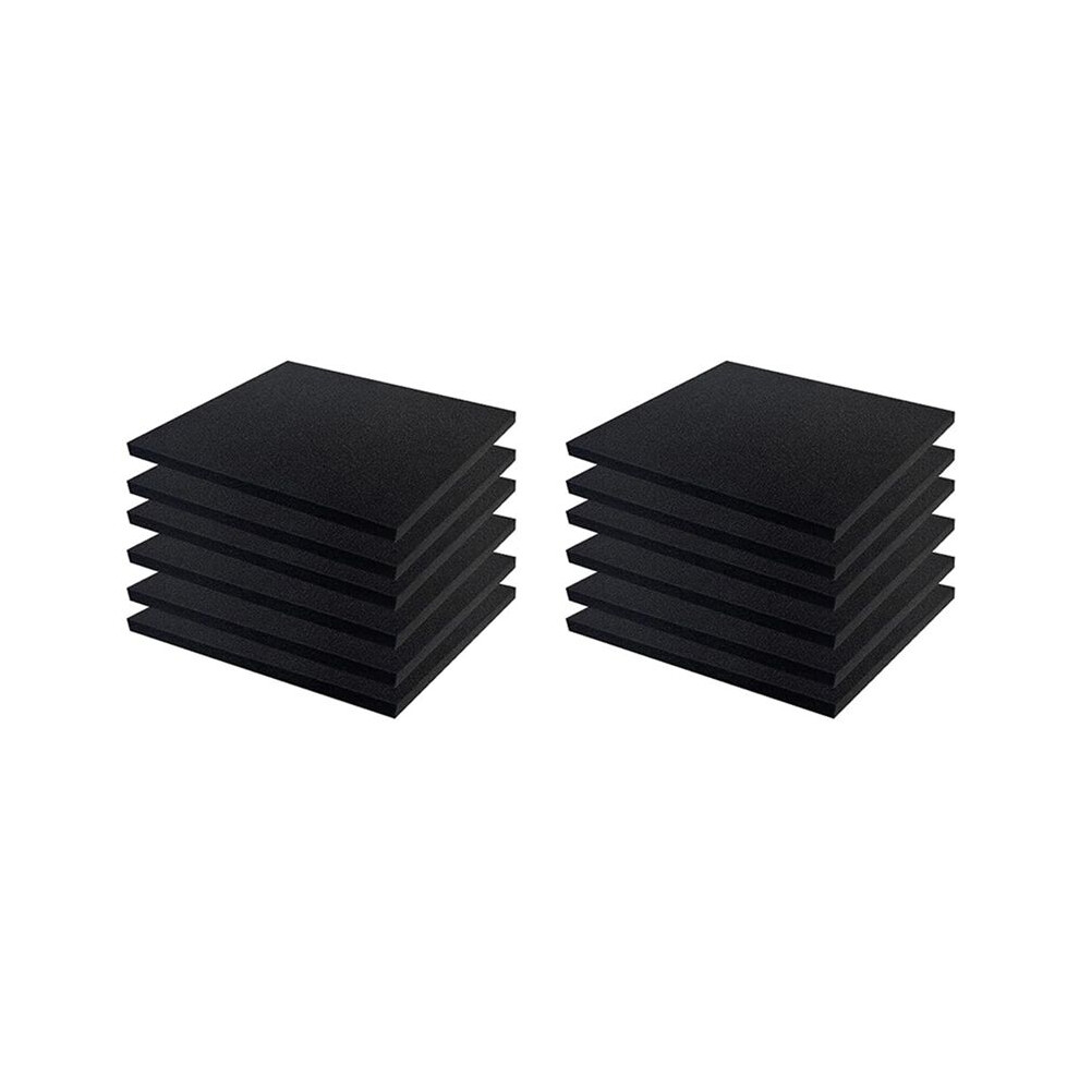 12 PCS Polyurethane Foam Sheets Foam Pads for Case Packaging Toolbox Cuttable Crafts Foam Pads, 40X30X3cm