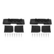 2X Kits de Remplacement pour Semelles ÉChasses, Semelles ÉChasses AntidéRapantes pour Cloisons SèChes, Semelles ÉChasses AntidéRapantes avec Vis