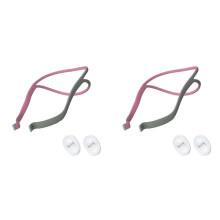 2PCS Headgear CPAP Replacement for  Airfit P10 Nasal Pillow CPAP Mask Straps 2 Elastic Straps & 4 Adjustment Clips
