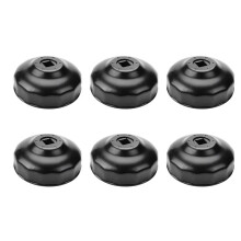 6 Pcs 76mm 14 Flutes Car Oil Filter Cap Type Wrench Remover Tool with 3/8 Inch Drive Socket for