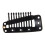 40Pcs Black 10 Teeth Snap the Rubber Back and Cam Wig Clip 3