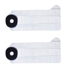 2X Waterproof Cast Cover Leg Adult Full Leg Shower Protector Watertight Protection for Foot Ankle Knee Wound
