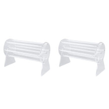 2X Acrylic Headband Display Stand Transparent Headbands Holder Organizer Hairband Storage Rack