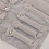 4X Luxury Samt Schmuckrolle  Ohrringe Armband Display Organizer Pouch Grau 4