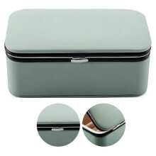 5X Jewelry Organizer Display Travel Jewelry Case Boxes Portable Jewelry Box PU Leather Grids Necklace Earrings Box