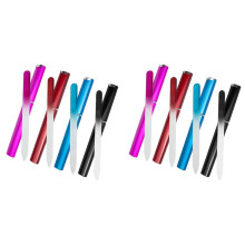 8 Pack Glass Nail File, Crystal Nail Files with Case, Double Sided Finger Nail Files, Professional Manicure Nail Care