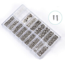 3000Pcs Stainless Steel Eyeglasses Watch Repair Screw Replacement Kit Set Tiny Screws Nut Assortment Repair Tool Kit Set