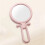 2 Pcs 10X Handheld Magnifier, Double Sided Folding Makeup Mirror, Portable Handheld Mirror with Adjustable Handle() 2