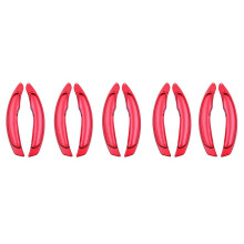 10x Red Aluminum Alloy Steering Wheel Paddle Shifter Extension for Lancer Evo X 2008-2016