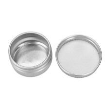 PACK of 125 - 15ml Aluminium Tin Large Make Candle Pots Capacity Empty Cosmetic/Candle/Hair Product/Sweet Tin Jar