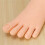 3X Practice Foot Model Flexible Movable Soft Fake Foot Tool for Nail Art Train 3
